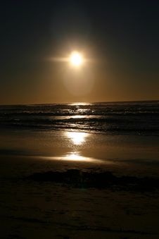 California Sunset Stock Image