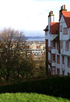 View From Edinburgh Castle Stock Image