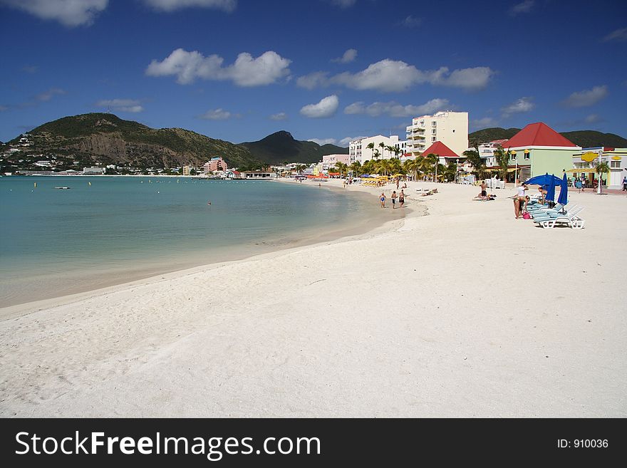 Beautiful caribbean beach. Beautiful caribbean beach