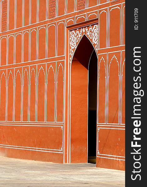 Indian red fort. Indian red fort