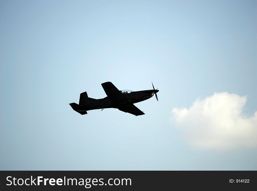 Airplane silhouette