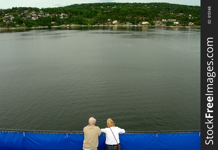 Tourists in The Oslofjord