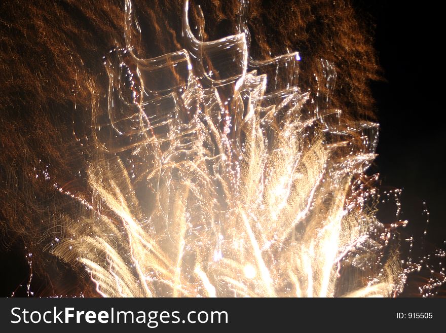 Fireworks Abstraction