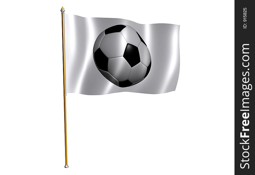 Soccer Silk Flag