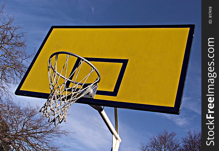 Basketball hoop,net and backboard