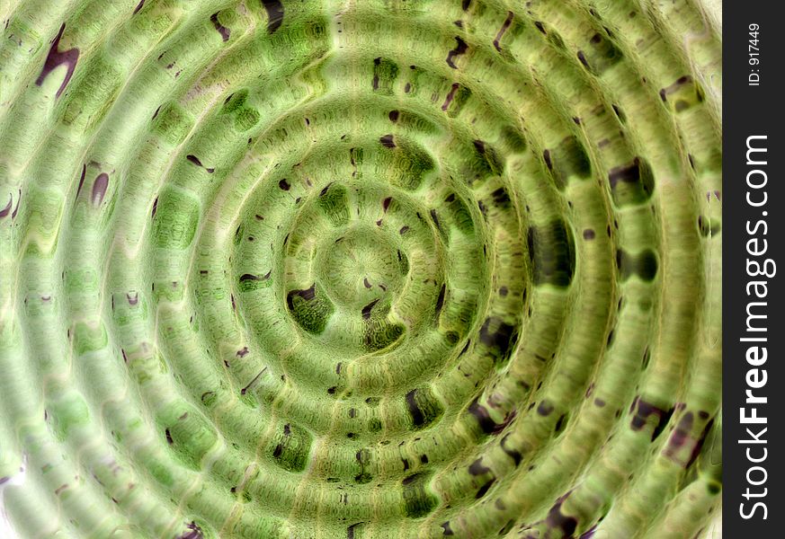 Abstract Green Hypnotic Background