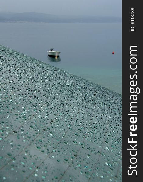 Rain On Car Window