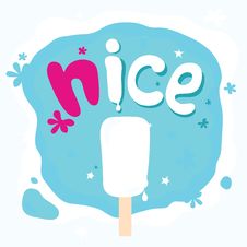 Nice Melting Ice Cream Royalty Free Stock Images Nice Melting Ice Cream Royalty Free Stock Images