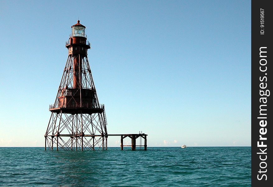 Lighthouse On Ocean