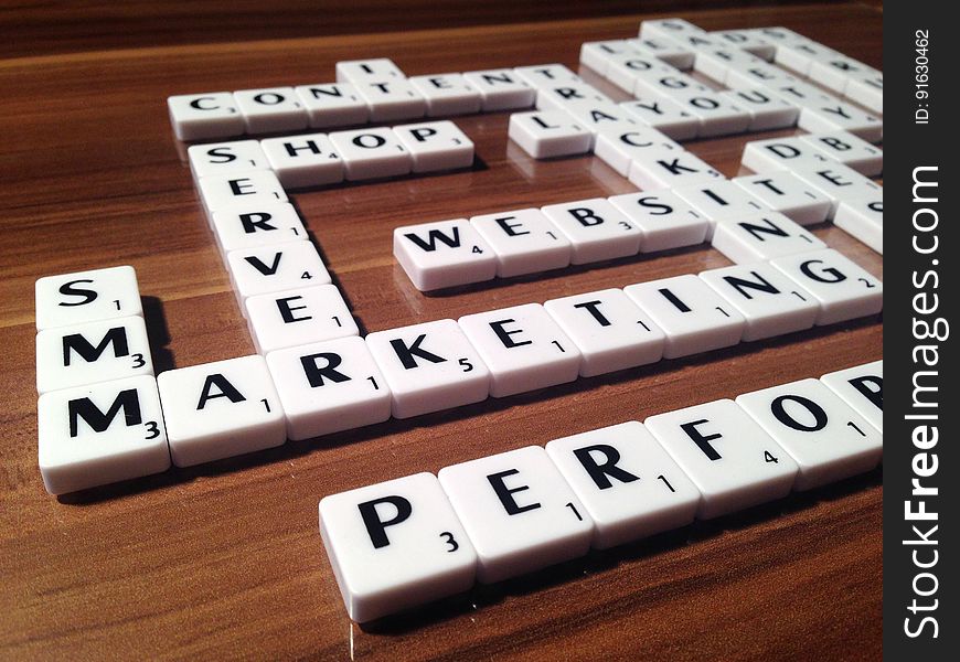 Scrabble With Business Terms