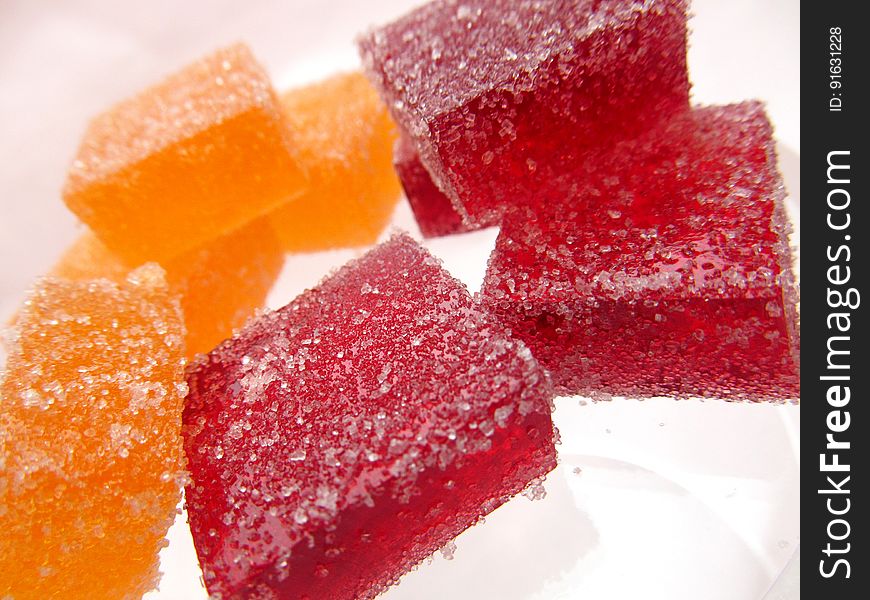 Red and Yellow Vitamin Candies