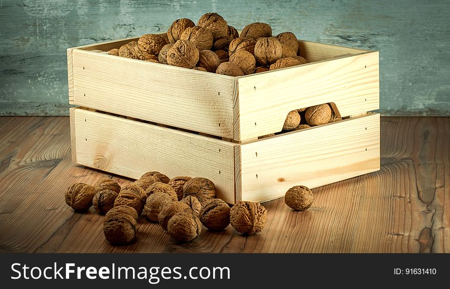 Walnut, Wood, Tree Nuts, Nut