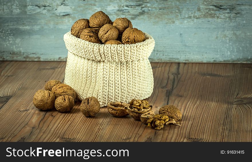 Tree Nuts, Walnut, Nut, Wood