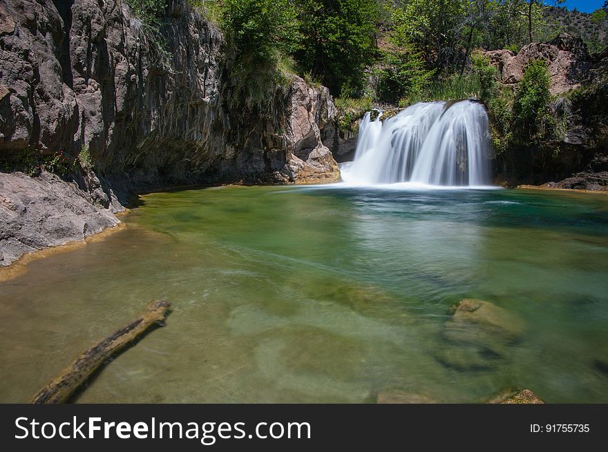 Waterfall Trail On Fossil Creek