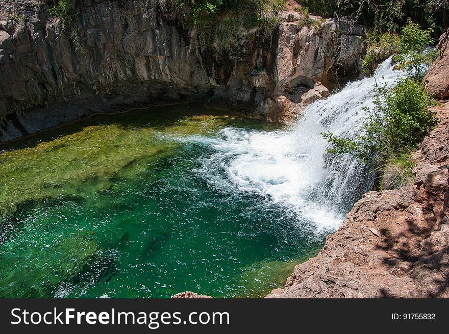 Waterfall Trail On Fossil Creek