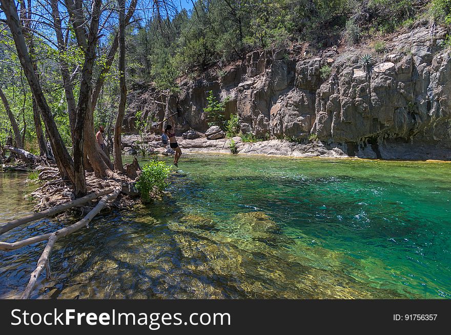 Waterfall Trail On Fossil Creek