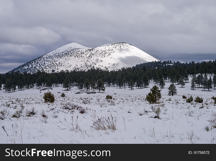 Winter day at Bonito Park near Sunset Crater Volcano and O&#x27;Leary Peak. View of Sunset Crater Volcano. Photo by Deborah Lee Soltesz, January 16, 2017. Credit: Coconino National Forest, U.S. Forest Service. Learn more about the Flagstaff Ranger District on the Coconino National Forest. Winter day at Bonito Park near Sunset Crater Volcano and O&#x27;Leary Peak. View of Sunset Crater Volcano. Photo by Deborah Lee Soltesz, January 16, 2017. Credit: Coconino National Forest, U.S. Forest Service. Learn more about the Flagstaff Ranger District on the Coconino National Forest.