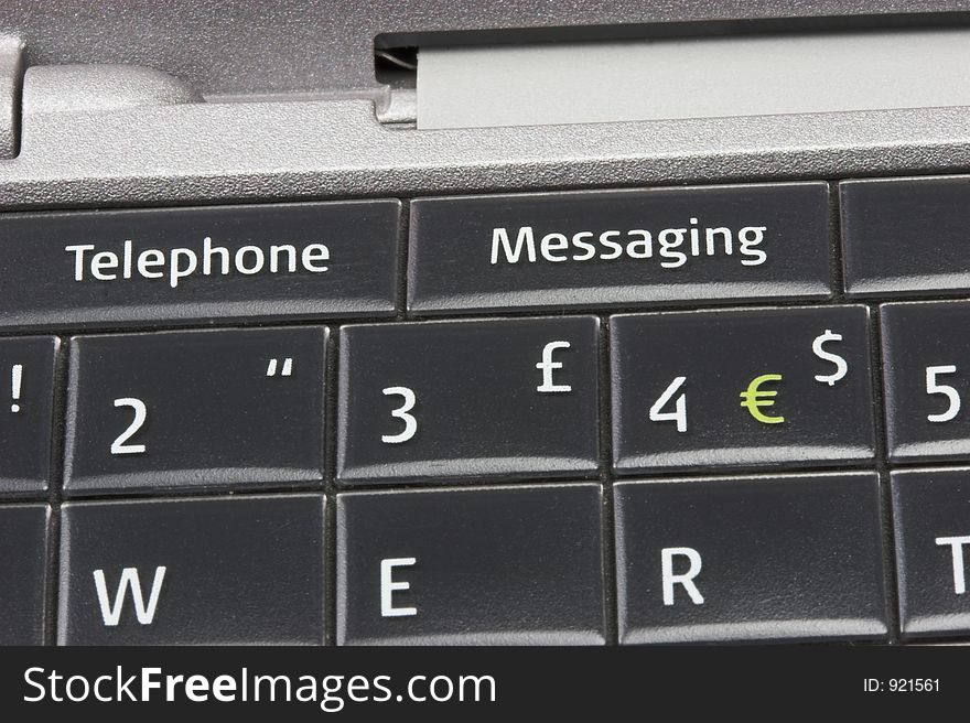 Cellphone keybord with telephone and keyboard. Cellphone keybord with telephone and keyboard