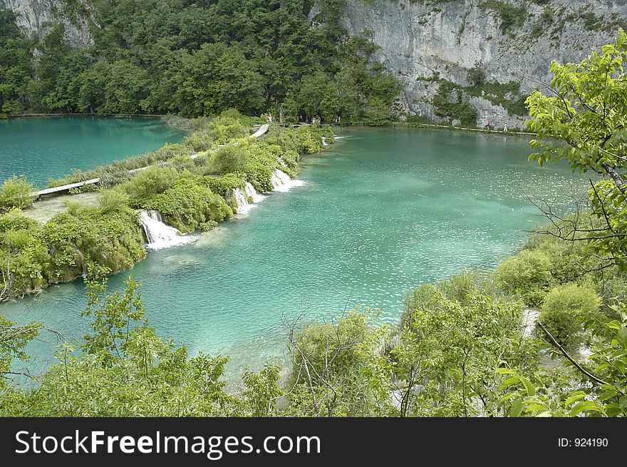 Big lakes in Croatia