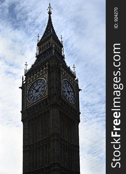 Top of Big Ben tower, Houses of parlament, London