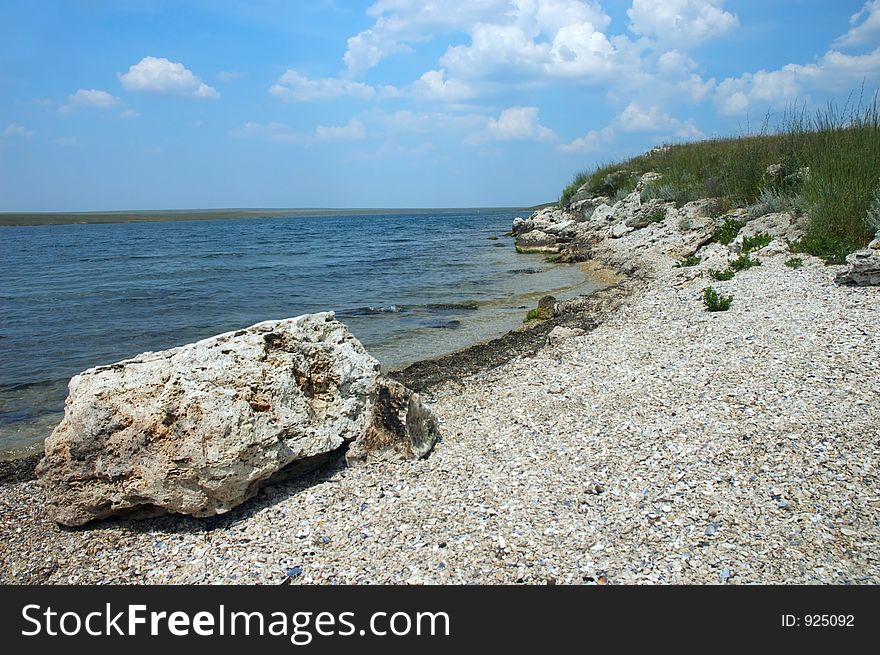 Donuzlav Bay in the Crimea