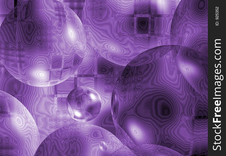 Violet background from transparent spheres. Violet background from transparent spheres