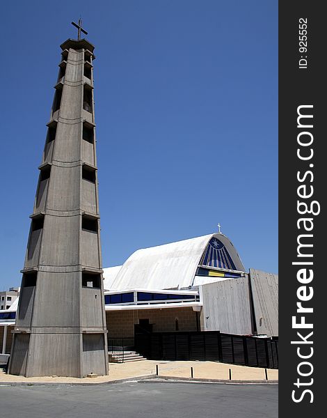 Modern church building in Nicosia - Cyprus