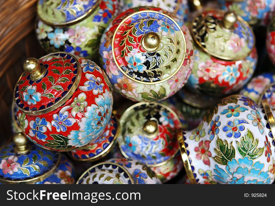 Oriental Jewelery Containers