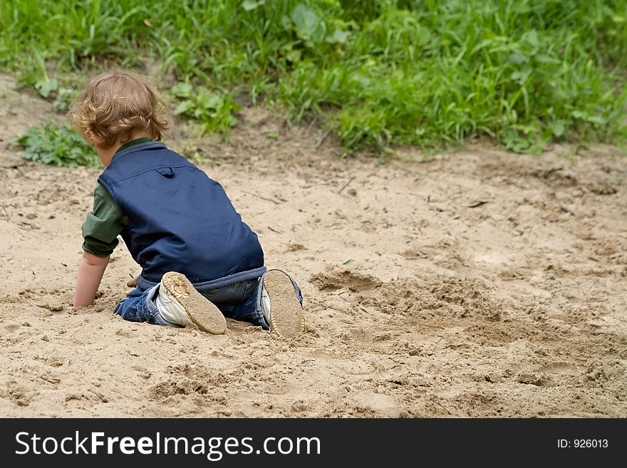 Child On The Beach