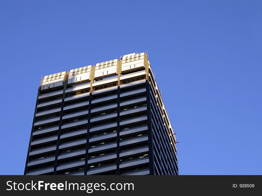 Morning Light Hits Office Building, Sydney, Australia. Morning Light Hits Office Building, Sydney, Australia