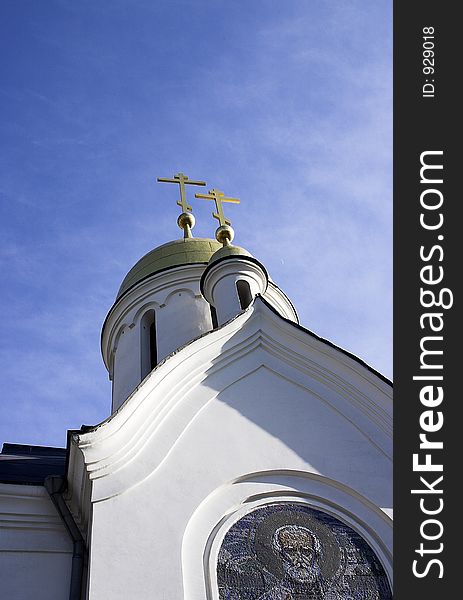 Chapel in city Novosibirsk