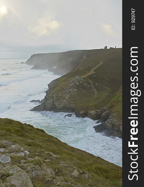 Coast of Cornwall close to Redruth, United Kingdom