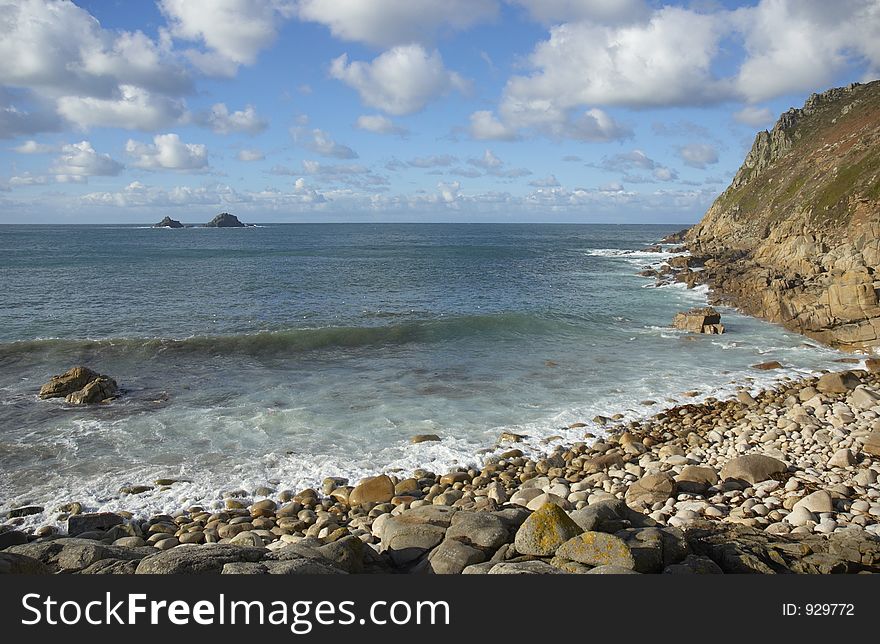 Beach close to Cape Cornwall, Cornwall, United Kingdom