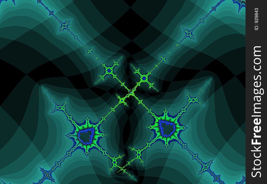 Computer generated fractal