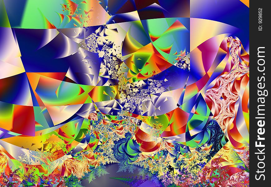 Computer generated fractal