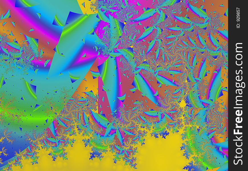 Computer generated fractal