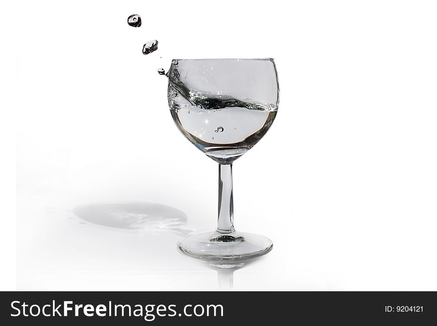 Cup on plain white background.