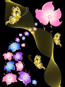 Abstract Floral Background Royalty Free Stock Images Abstract Floral Background Royalty Free Stock Images