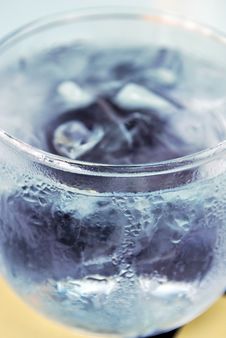 Cold Glass With Ice Water Royalty Free Stock Photo Cold Glass With Ice Water Royalty Free Stock Photo