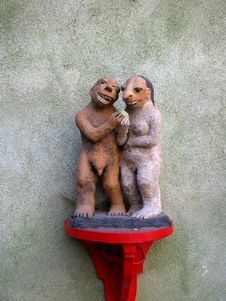 Krumlow Figurines Royalty Free Stock Photo Krumlow Figurines Royalty Free Stock Photo