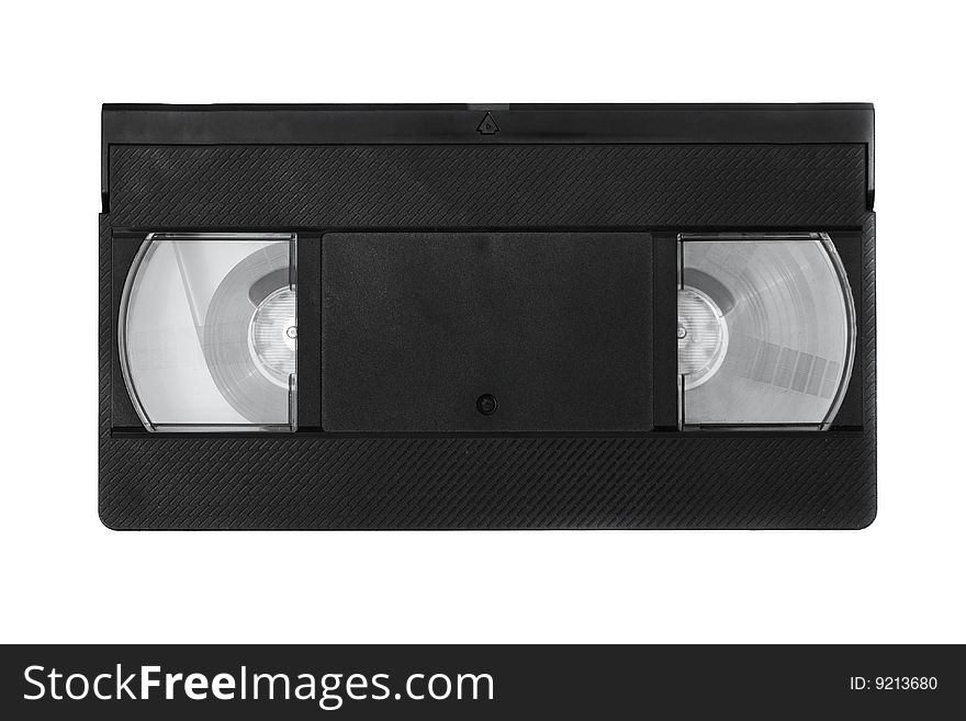 Video Cassette Isolated