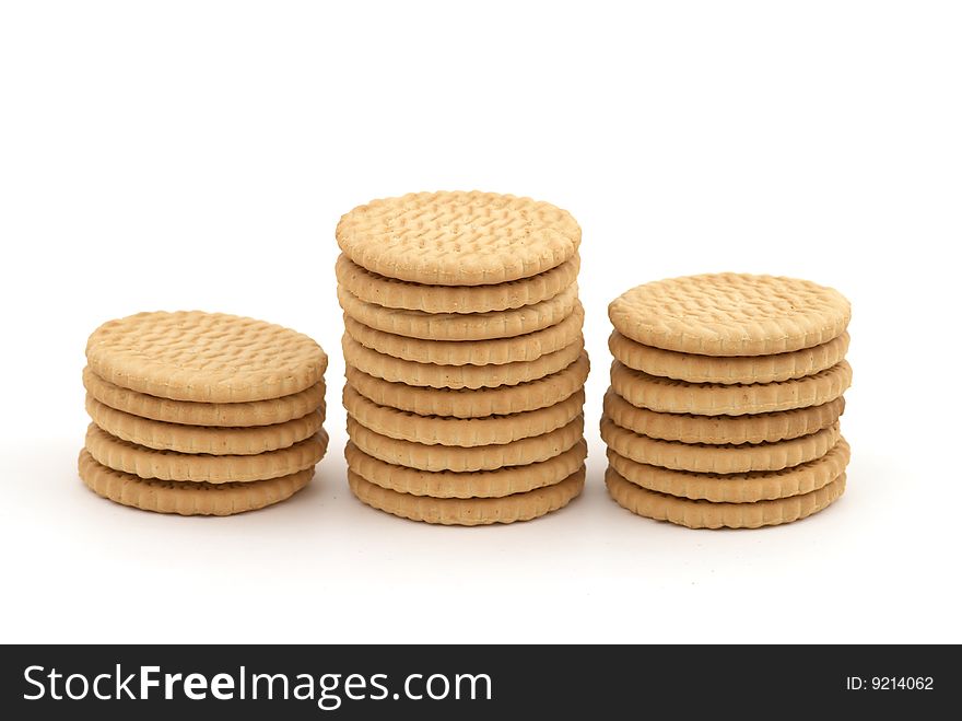 Stacks of cookies as the diagram