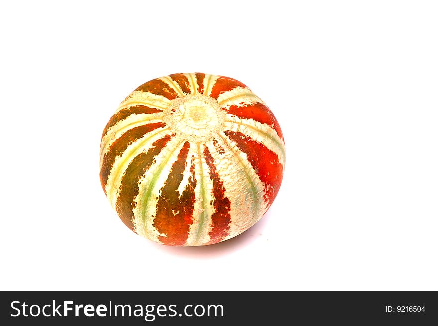 Melon isolated on white background.