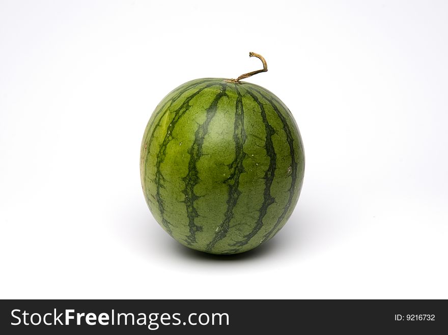 Watermelon is a member of the Cucurbitaceae family.  Watermelons can be round, oblong or spherical in shape and feature thick green rinds that are often spotted or striped. Watermelon is a good source of vitamin C and vitamin A.