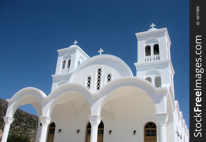 Greek orthodox church on Paros island