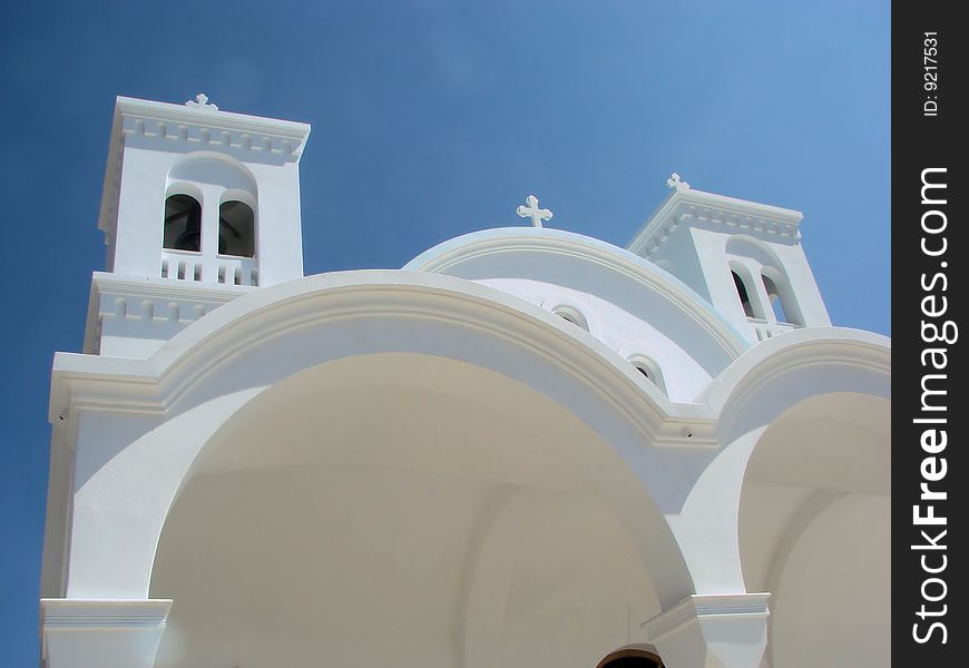 Greek orthodox church on Paros island