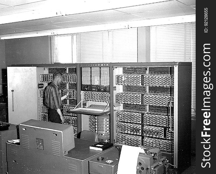 The name of this computer, alone, sounds like a #TBT worthy of sharing! This was the Datatron-205 &#x28;can&#x27;t imagine what the previous version looked like&#x29; that was detailed to the USGS from NASA Ames Research Center back in 1964. Valued at a mere $287,000, the Datatron was to be used for astrogeological studies. NASA had used it for testing spacecraft, but it was provided to the USGS to refine and detail lunar photos for the astronauts as they approached the Moon so they could better understand the terrain and structure. The Flagstaff Milestone quoted, Wayne Lowry, an electrical engineer for the Burroughs Company &#x28;who built the machine&#x29;, as saying, &#x22;A problem that would take four mathematicians one year to do can be solved by this machine in 30 minutes.​&#x22; ​​Sorry, Steve Jobs and Woz...you&#x27;ve got nothing on this beauty!​. The name of this computer, alone, sounds like a #TBT worthy of sharing! This was the Datatron-205 &#x28;can&#x27;t imagine what the previous version looked like&#x29; that was detailed to the USGS from NASA Ames Research Center back in 1964. Valued at a mere $287,000, the Datatron was to be used for astrogeological studies. NASA had used it for testing spacecraft, but it was provided to the USGS to refine and detail lunar photos for the astronauts as they approached the Moon so they could better understand the terrain and structure. The Flagstaff Milestone quoted, Wayne Lowry, an electrical engineer for the Burroughs Company &#x28;who built the machine&#x29;, as saying, &#x22;A problem that would take four mathematicians one year to do can be solved by this machine in 30 minutes.​&#x22; ​​Sorry, Steve Jobs and Woz...you&#x27;ve got nothing on this beauty!​