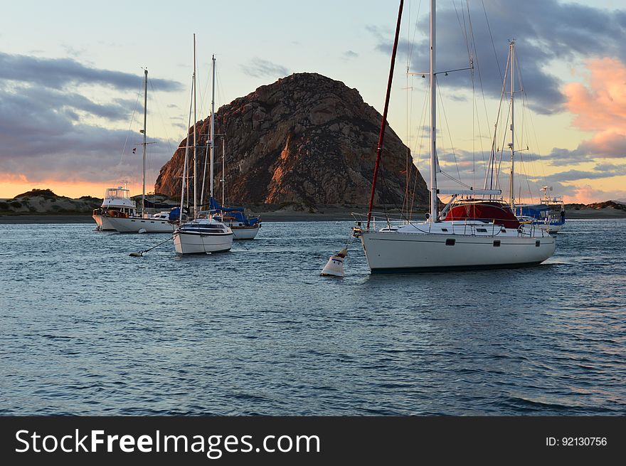 Enjoying a boat tour on a breezy winter evening. Enjoying a boat tour on a breezy winter evening