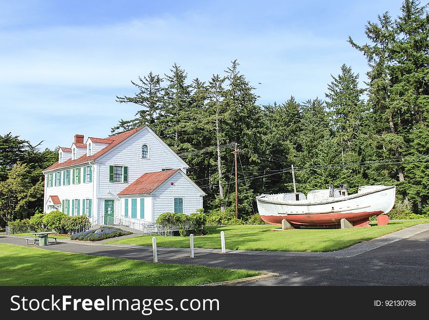 Umpqua River Coast Guard Station Oregon