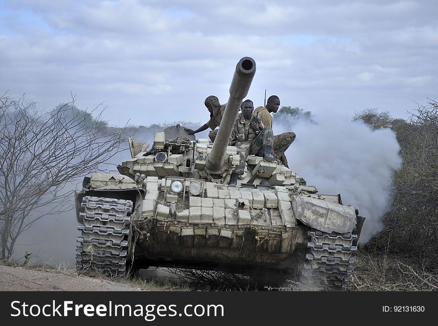 Ugandan soldiers, operating under the African Union Mission in Somalia &#x28;AMISOM&#x29;, advance towards Buur-Hakba from their former position in the town of Leego alongside members of the Somali National Army &#x28;SNA&#x29; on February 24, 2013. AMISOM and SNA forces advanced towards Buur-Hakba to open up the road between Mogadishu and Somalia&#x27;s second city Baidoa and connect the two areas under the control of the Somali Federal Government supported by AMISOM. AU UN IST PHOTO / TOBIN JONES. Ugandan soldiers, operating under the African Union Mission in Somalia &#x28;AMISOM&#x29;, advance towards Buur-Hakba from their former position in the town of Leego alongside members of the Somali National Army &#x28;SNA&#x29; on February 24, 2013. AMISOM and SNA forces advanced towards Buur-Hakba to open up the road between Mogadishu and Somalia&#x27;s second city Baidoa and connect the two areas under the control of the Somali Federal Government supported by AMISOM. AU UN IST PHOTO / TOBIN JONES.